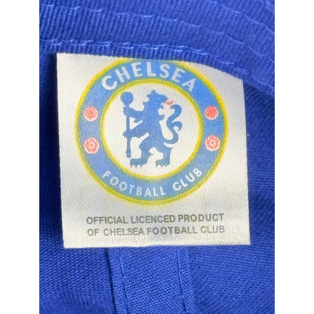 Chelsea FC Official Snapback Hat Junior Blue Black Embroidered Crest Soccer Cap